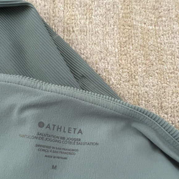 Athleta Salutation Rib Jogger Pant M High Rise - Picture 2 of 10